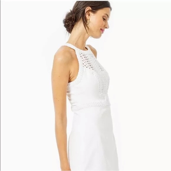 Lilly Pulitzer Charlize Stretch Shift Dress in ‘Resort White’ Print Size 0 - Picture 2 of 8